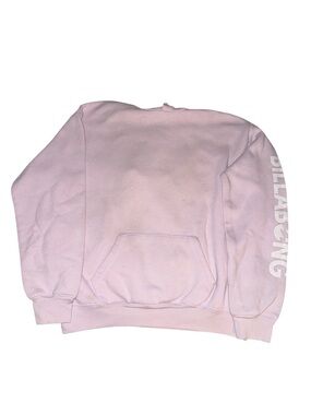 Billabong Light Pink Sleeve Logo Pullover Sweatshirt